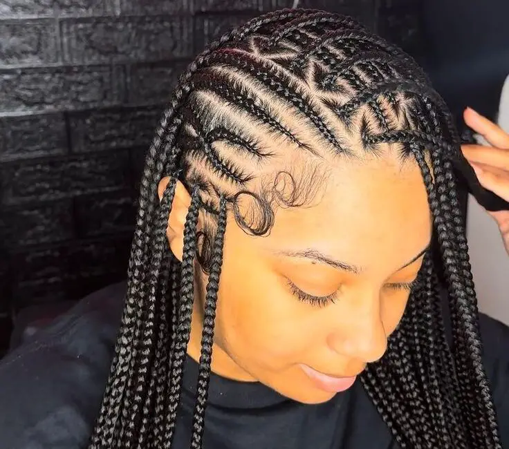 How to: Flip Over Fulani Braids and 21 Stunning Flip Over Fulani Braids ...