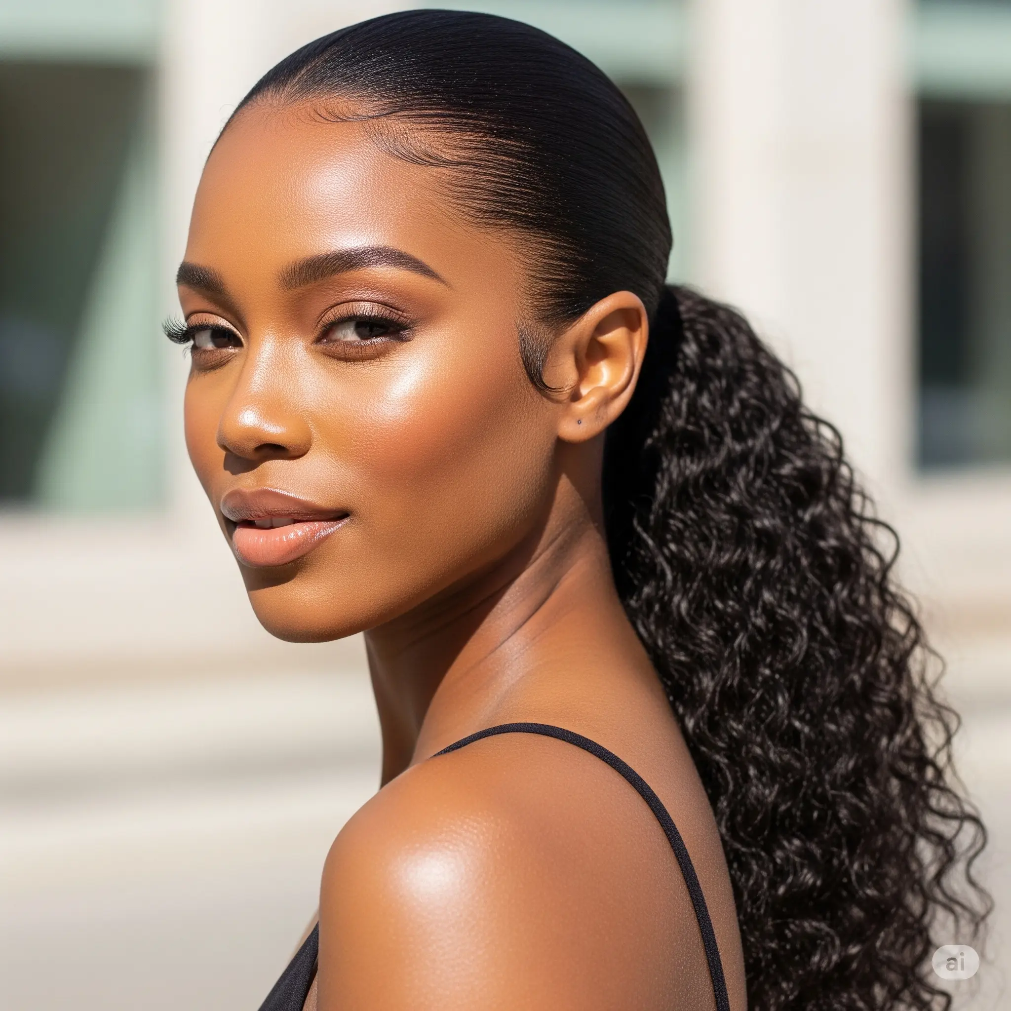 How Do You Maintain a Sleek Ponytail on Natural Hair?